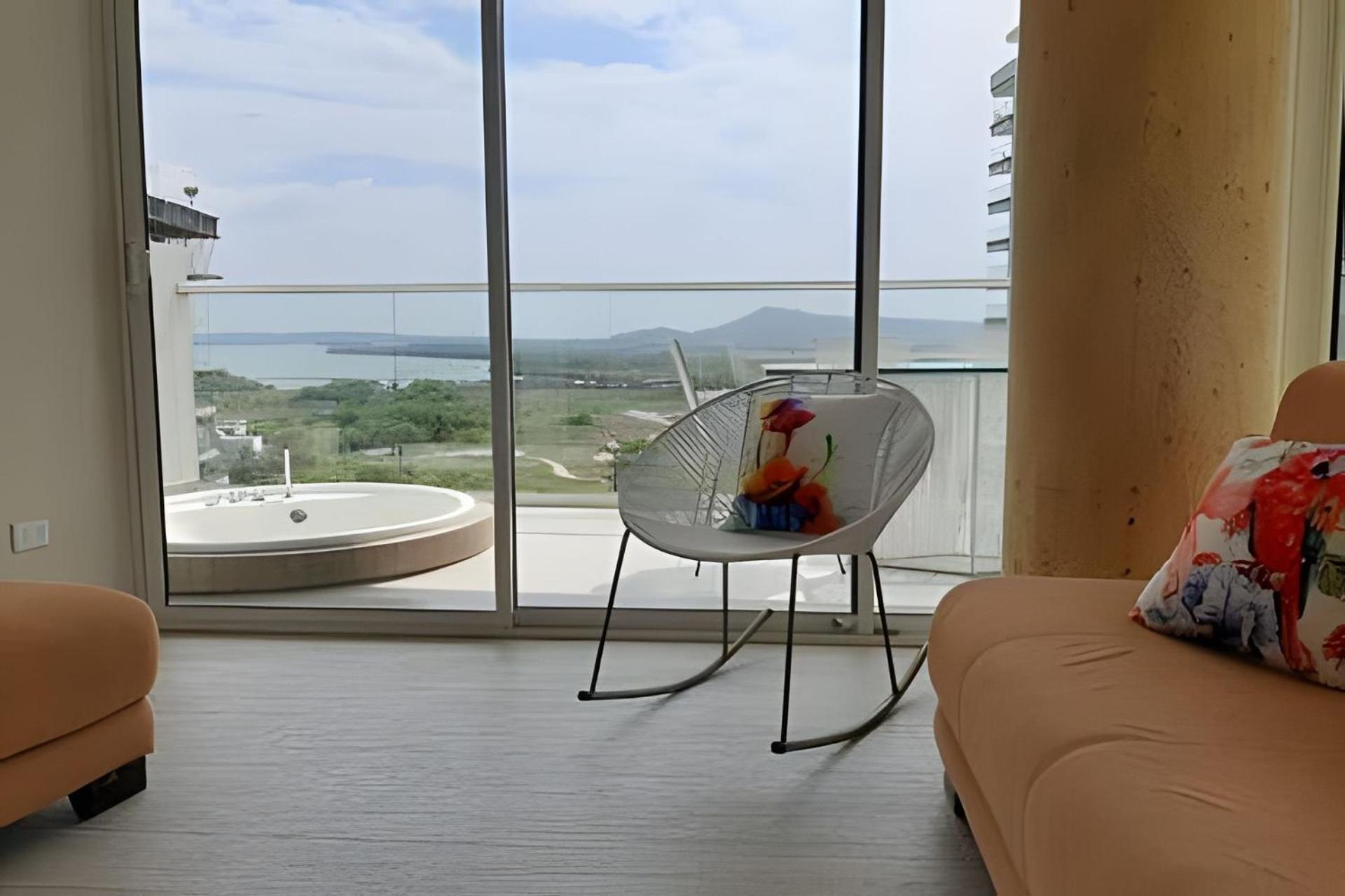 2 Dormitorios Jacuzzi Y Vista Mar. Frente A Playa Cartagena 외부 사진