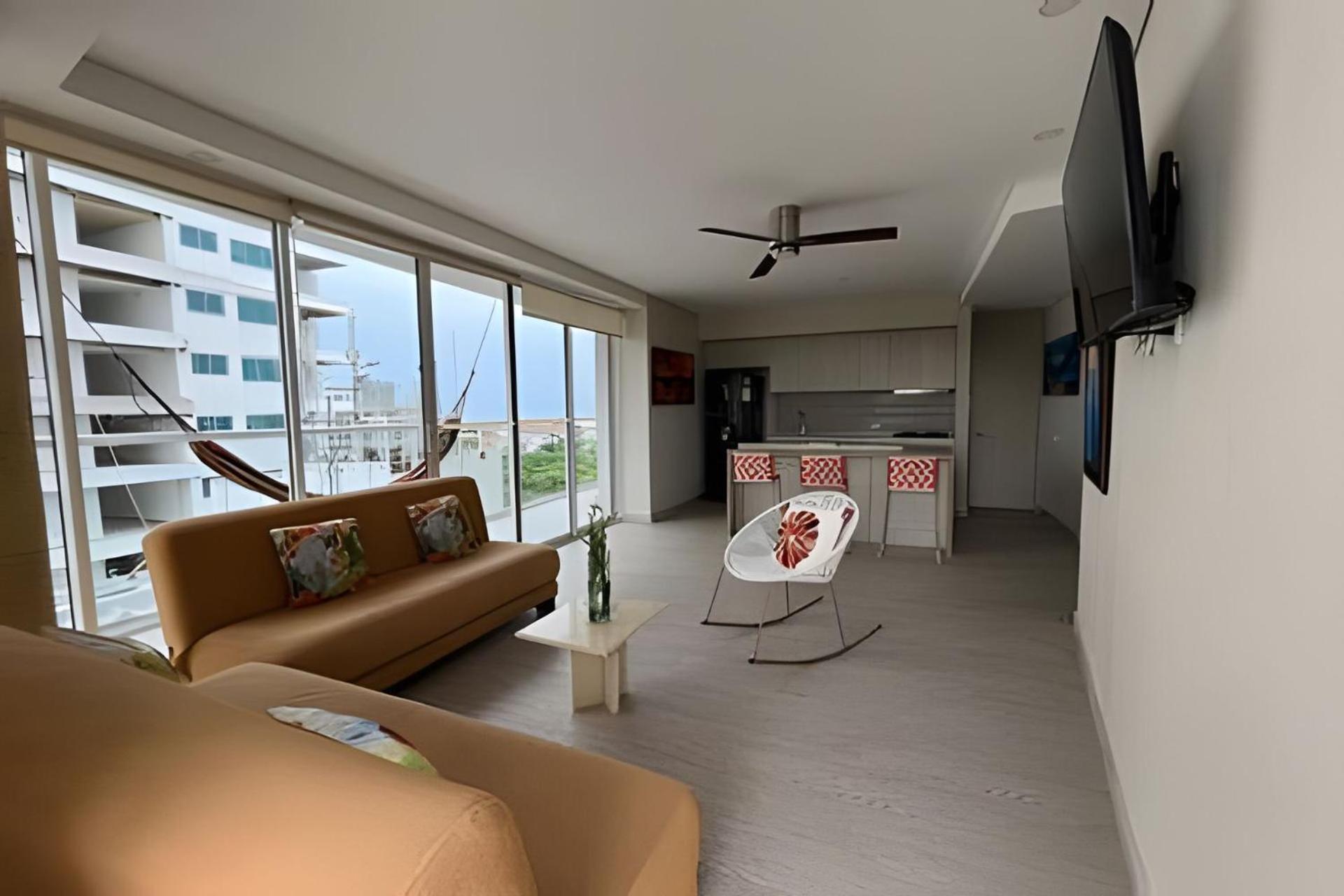 2 Dormitorios Jacuzzi Y Vista Mar. Frente A Playa Cartagena 외부 사진