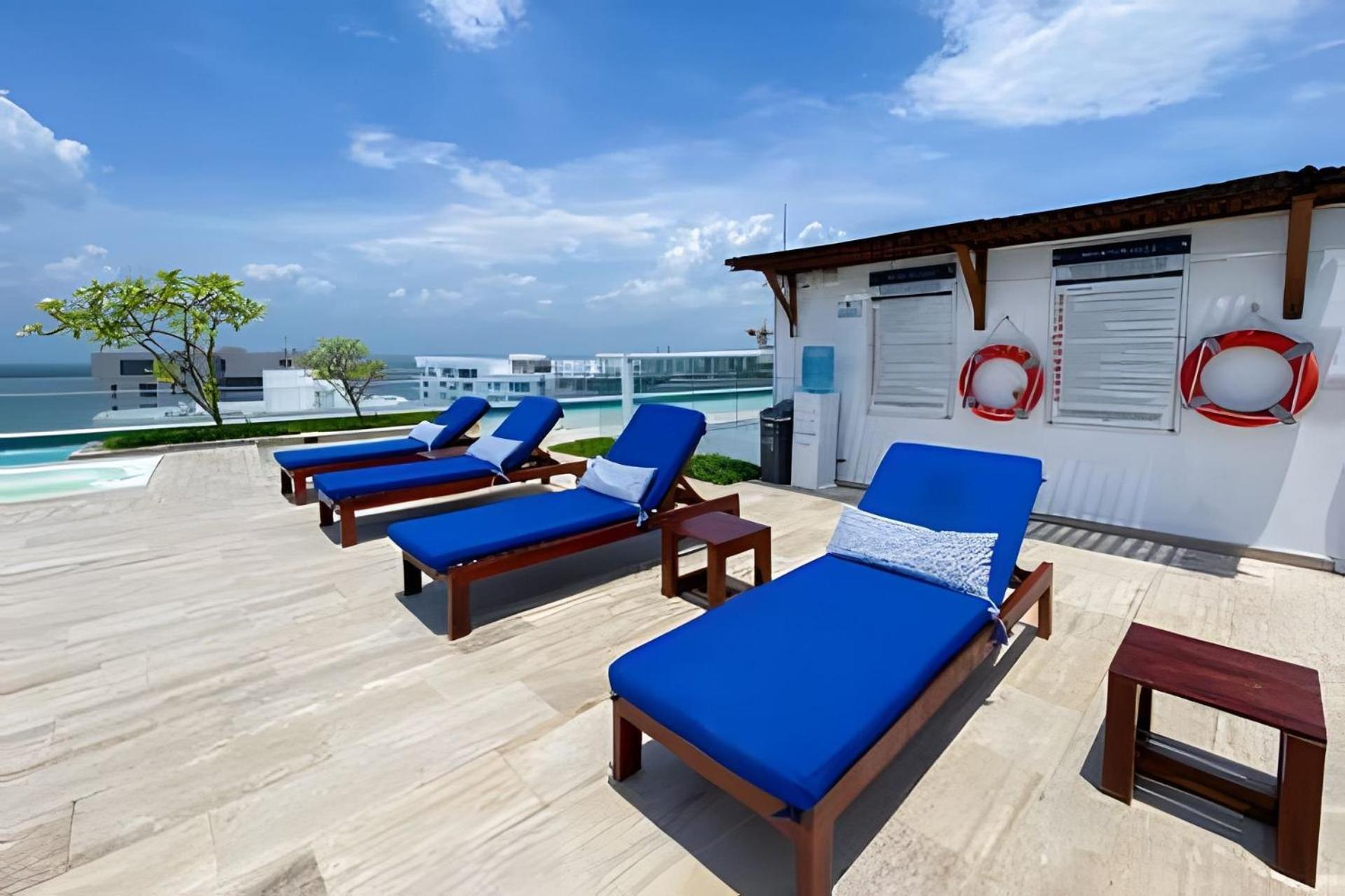 2 Dormitorios Jacuzzi Y Vista Mar. Frente A Playa Cartagena 외부 사진