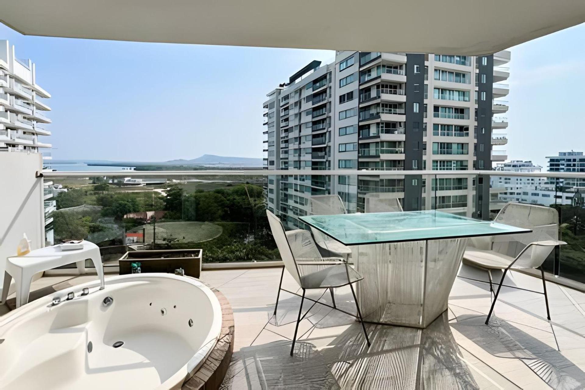 2 Dormitorios Jacuzzi Y Vista Mar. Frente A Playa Cartagena 외부 사진